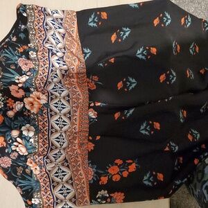 Shein Curve, full length wide leg romper, halter style neck